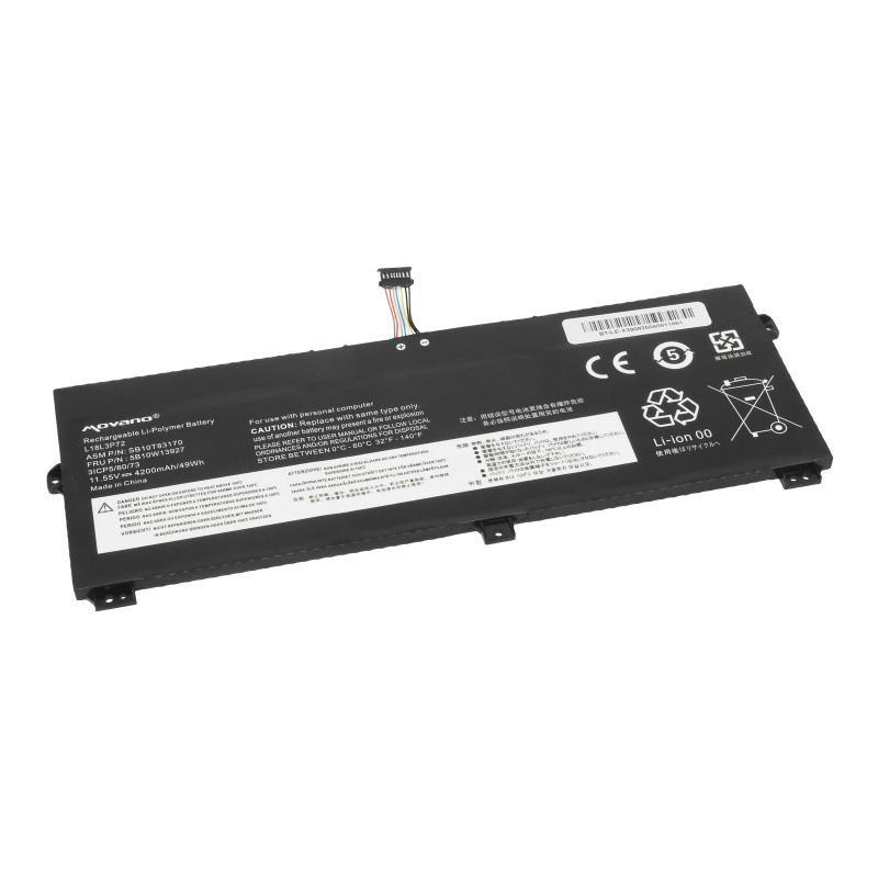 Bateria do Lenovo Thinkpad Yoga X390, X13