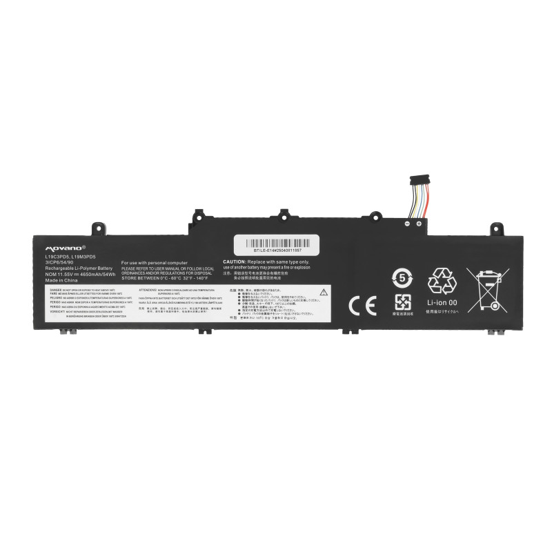 Bateria do Lenovo ThinkPad E14, E15