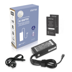 Zasilacz Mitsu 65W USB type C USB-C (black)