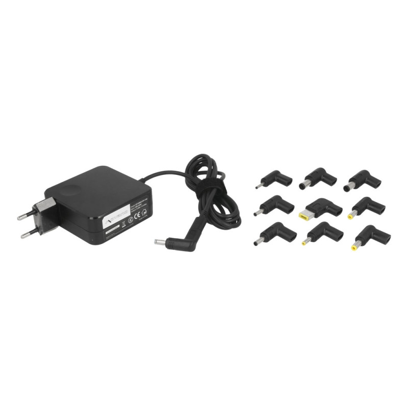 Zasilacz Movano uniwersalny 65W USB-C - 10 wtyków