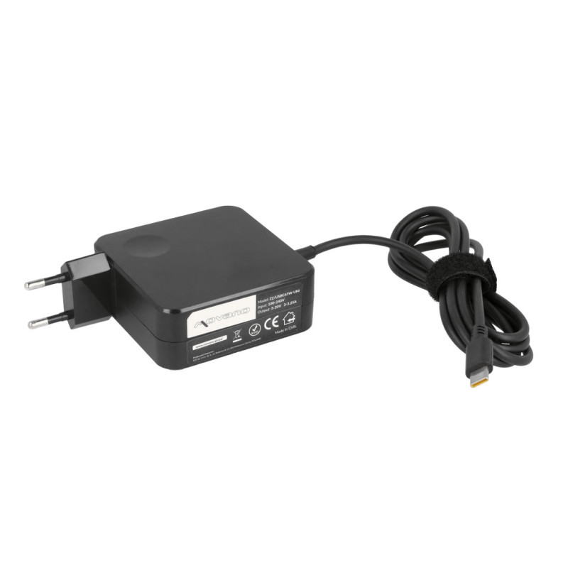 Zasilacz Movano uniwersalny 65W USB-C - 10 wtyków