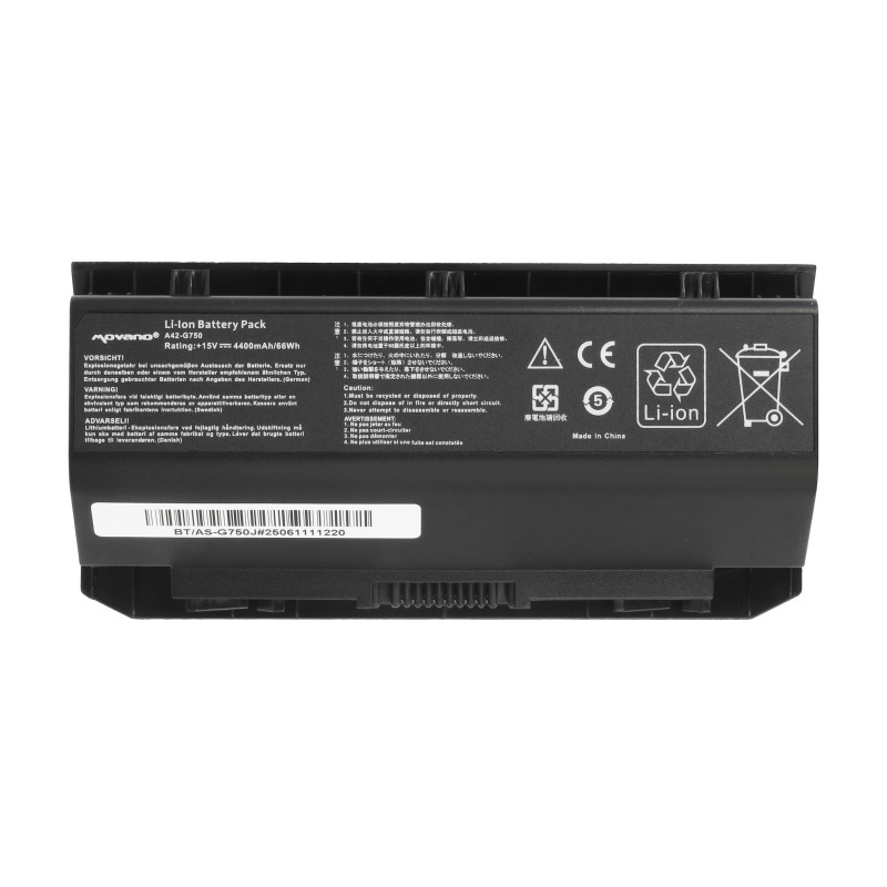 Bateria Movano do Asus ROG G750JH, G750JX