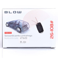 ZDALNE STEROWANIE ZAMKIEM CENTR. SCYZORYK BLOW S50