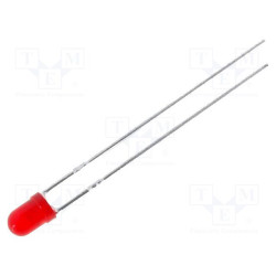 Dioda led KINGBRIGHT ELECTRONIC 3mm czerwona
