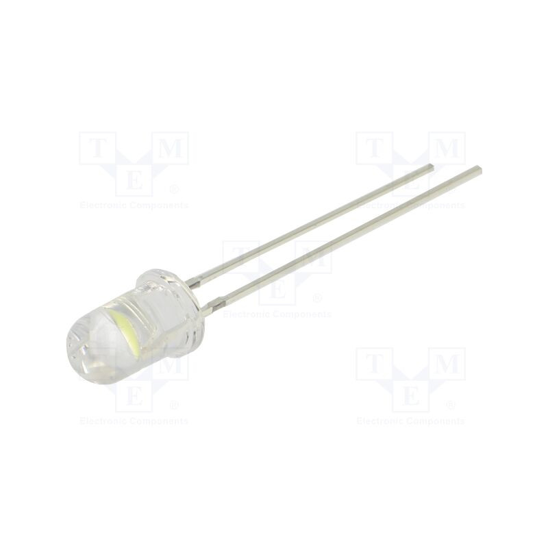 Dioda led OPTOSUPPLY 5mm biała