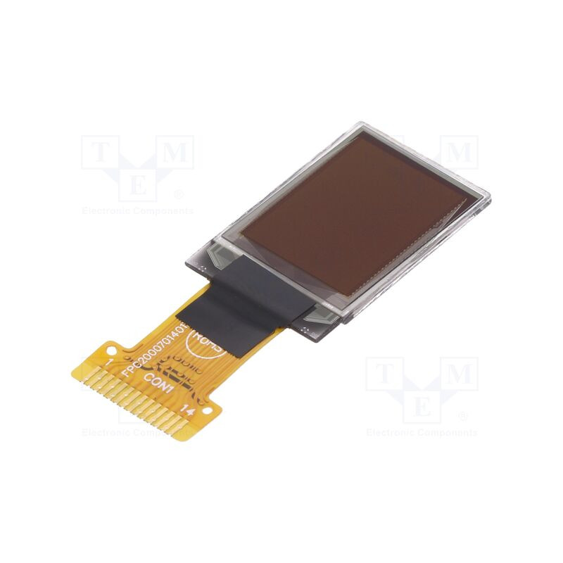 Wyświetlacz OLED 0.71" 48x64 SPI – Display Elektronik DEP048064A-Y mini ekran graficzny