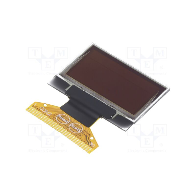 Wyświetlacz OLED 0.96" 128x64 SPI żółto-niebieski – Raystar REX012864MXPP3N01