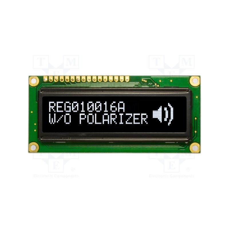 Wyświetlacz OLED 2.4" 100x16 SPI biały do Arduino / ESP32 / Raspberry Pi – Raystar REG010016AWPP5N01