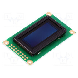 Wyświetlacz OLED 8x2 alfanumeryczny biały do Arduino / ESP32 / Raspberry Pi – Display Elektronik DEP08201-W