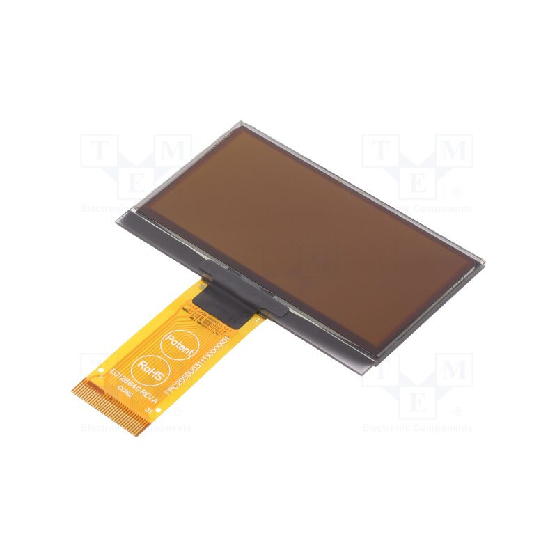 Wyświetlacz OLED 2.4" 128x64 graficzny – Display Elektronik DEP128064S-W