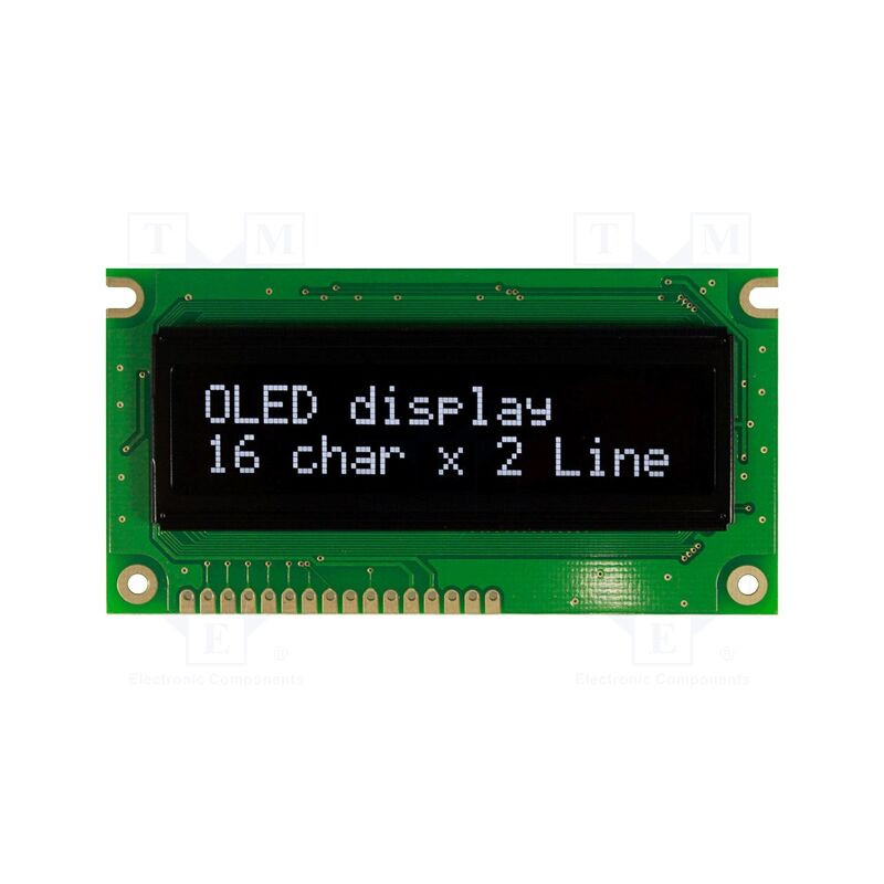 Wyświetlacz OLED 16x2 biały alfanumeryczny – Raystar REC001602EWPP5N01