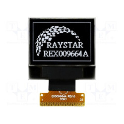 Wyświetlacz OLED 0.95" 96x64 graficzny – Raystar REX009664AWPP3N0