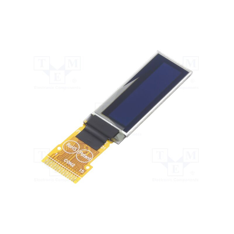 Wyświetlacz OLED 0.91" 128x32 graficzny – Raystar REX012832DWPP3N04