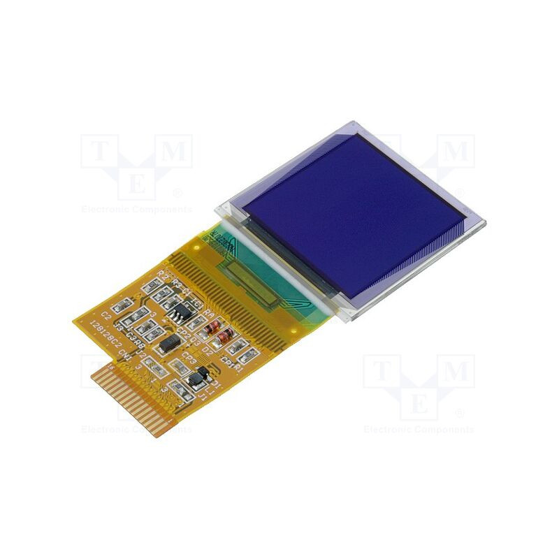 Wyświetlacz OLED 1.5" 128x128 RGB graficzny – Display Elektronik DEP128128C3-RGB