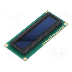Wyświetlacz OLED 16x1 zielony – alfanumeryczny Raystar REC001601BGPP5N01
