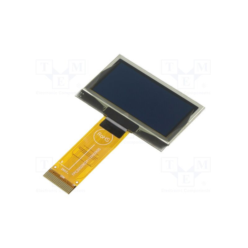 Wyświetlacz OLED 1.54" 128x64 biały – kompaktowy moduł graficzny Raystar
