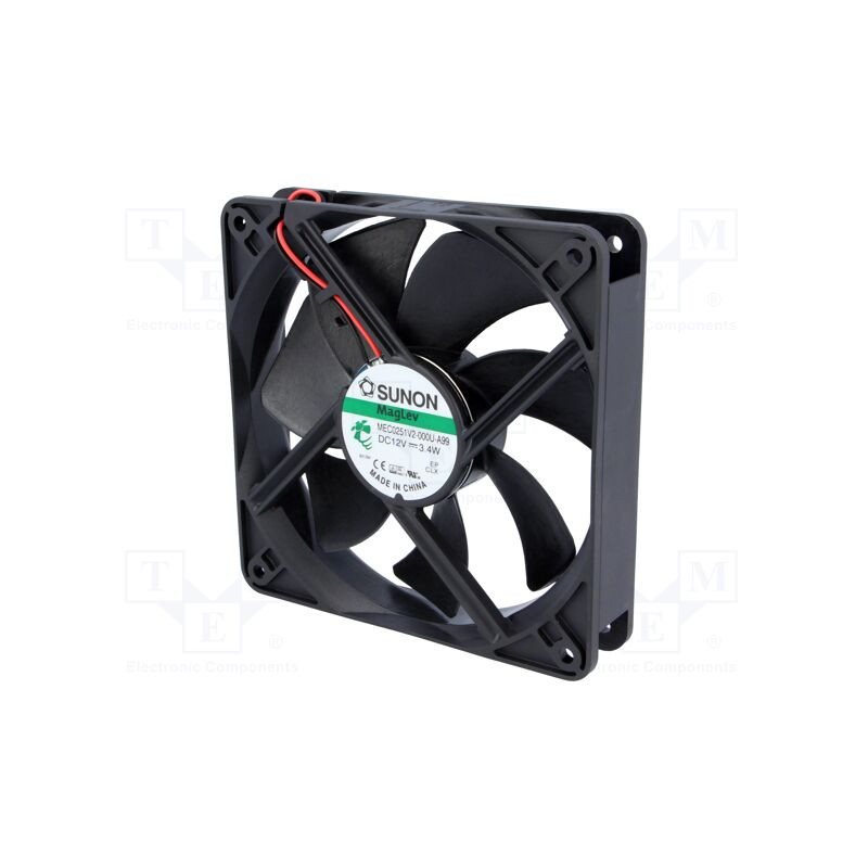 Wentylator 120x120mm 12V DC Sunon – wydajne chłodzenie 120mm