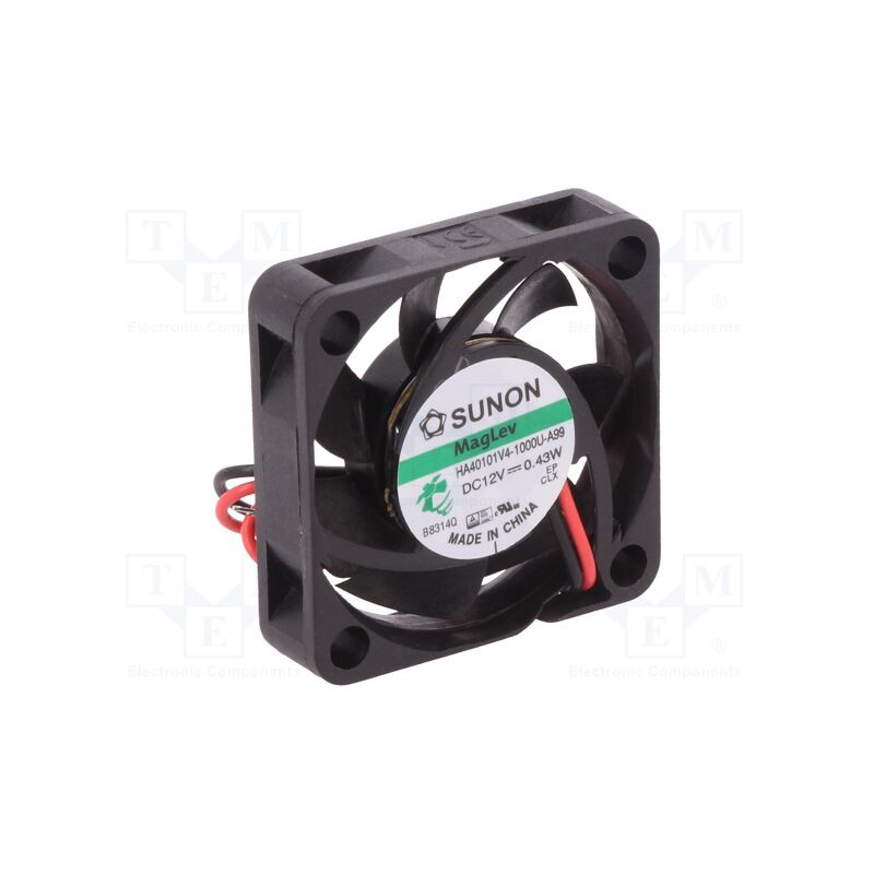 Wentylator DC 40x40x10mm 12V Sunon HA40101V4-A99-A (cichy)