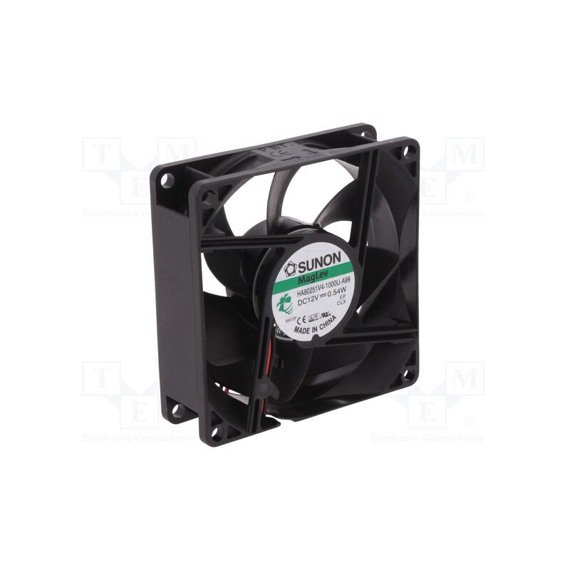 Wentylator osiowy 80mm 12V Sunon HA80251V4