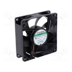 Wydajny wentylator 80x80x25 mm 24V Sunon do automatyki i elektroniki.