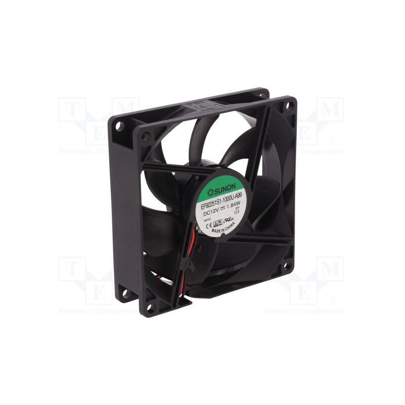 Wentylator DC 92x92x25mm 12V Sunon EF92251S1-A99