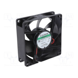 Wentylator 80x80x25 mm 24V Sunon do chłodzenia elektroniki i automatyki.