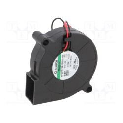 Kompaktowy blower 51x51x15 mm 12V Sunon do chłodzenia punktowego.