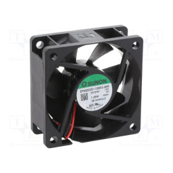 Wentylator 60x60x25 mm 24V Sunon do automatyki i urządzeń przemysłowych.
