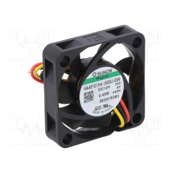 Cichy wentylator 40x40x10 mm 12V Sunon do elektroniki i małych obudów.