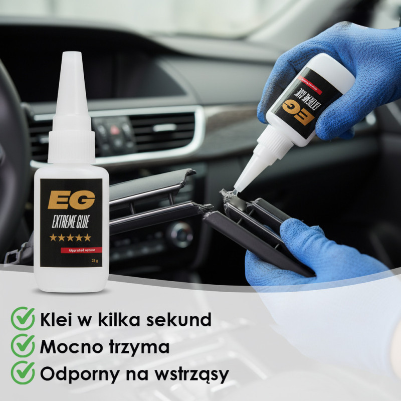 KLEJ BŁYSKAWICZNY EG 22g SUPER MOCNY CYJANOAKRYLOWY