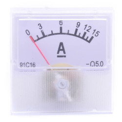 AMPEROMIERZ 15A MINI KWADRAT ANALOGOWY