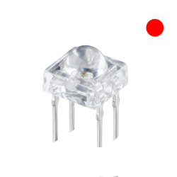 LED 5mm CZERWONA SUPERFLUX 5800mcd