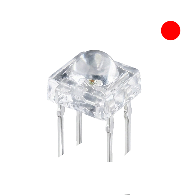LED 5mm CZERWONA SUPERFLUX 5800mcd