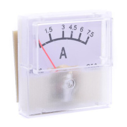 AMPEROMIERZ 7,5A MINI KWADRAT ANALOGOWY