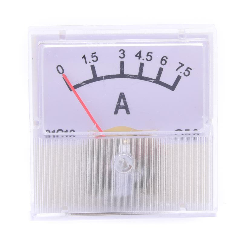 AMPEROMIERZ 7,5A MINI KWADRAT ANALOGOWY