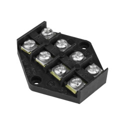 Listwa zaciskowa, 4-torowa, 2,5 mm2, czarna