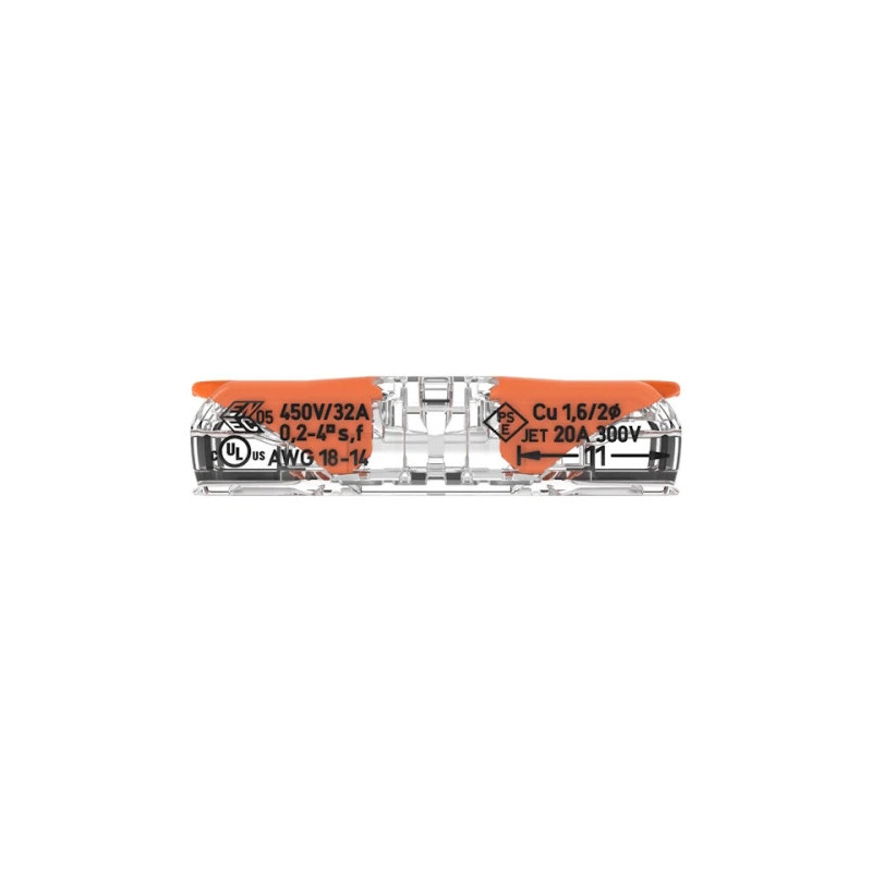 WAGO 1x4mm LINKA/DRUT UNIWERSALNE PRZELOTOWE 221-2411