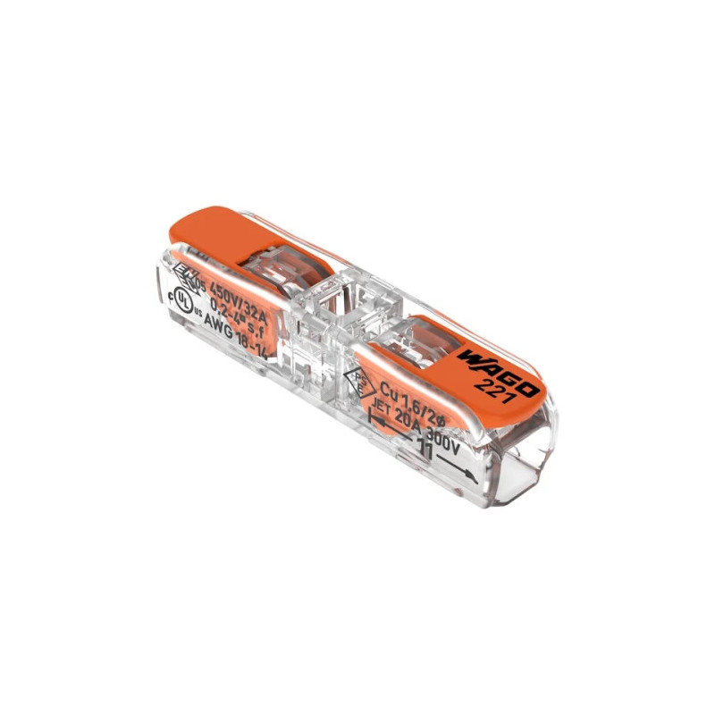 WAGO 1x4mm LINKA/DRUT UNIWERSALNE PRZELOTOWE 221-2411