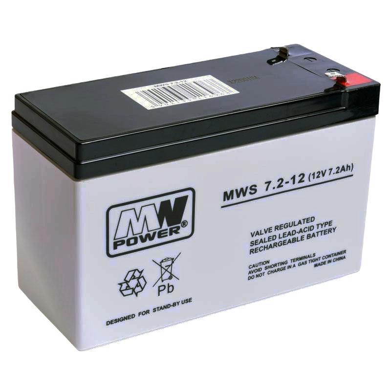 AKUMULATOR 12V 7,2Ah MWS