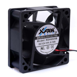 WENTYLATOR 12VDC 60x60x25 KULKOWE RDH6025B