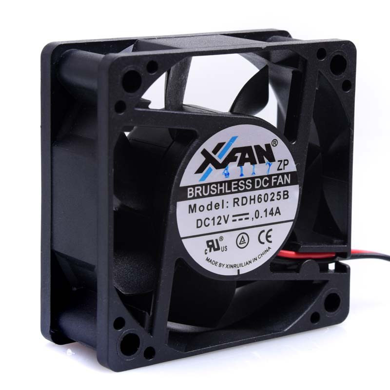 WENTYLATOR 12VDC 60x60x25 KULKOWE RDH6025B