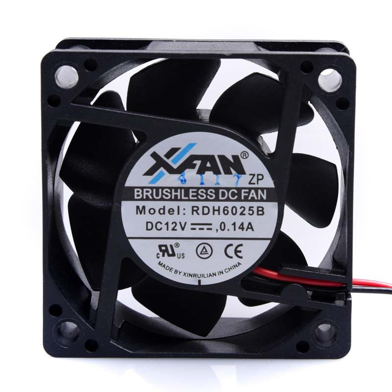 WENTYLATOR 12VDC 60x60x25 KULKOWE RDH6025B