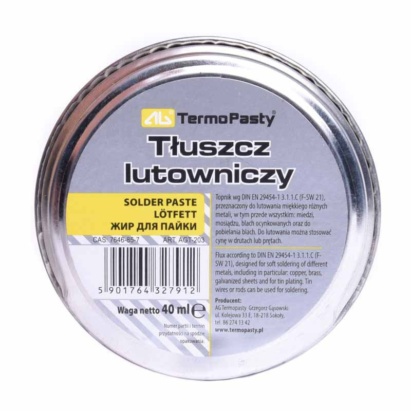 TŁUSZCZ LUTOWNICZY 40ml