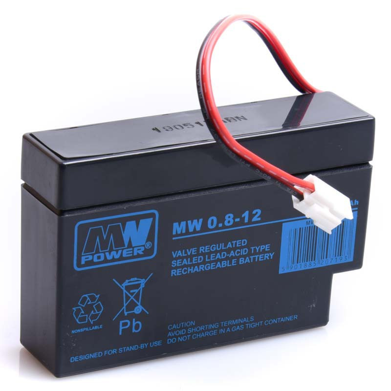 AKUMULATOR 12V 0,8Ah AGM MW