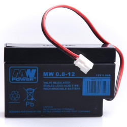 AKUMULATOR 12V 0,8Ah AGM MW