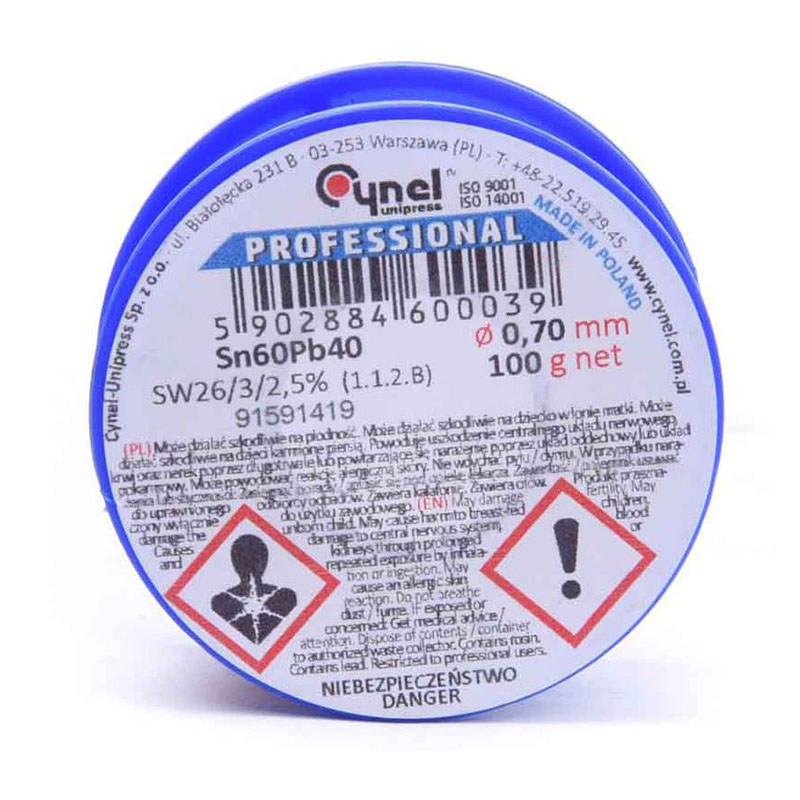 CYNA 0,70 100g S-Sn60Pb40-SW26