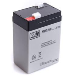 AKUMULATOR 6V 5Ah 4,5Ah MWS
