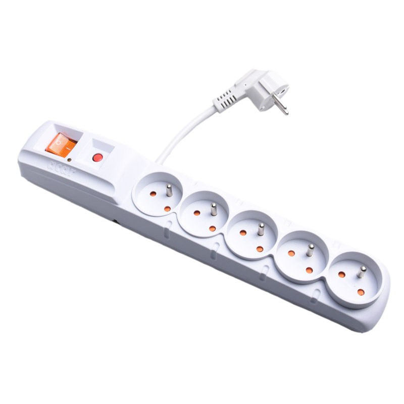 LISTWA ZASILAJĄCA ACAR F5 1,5m SZARA