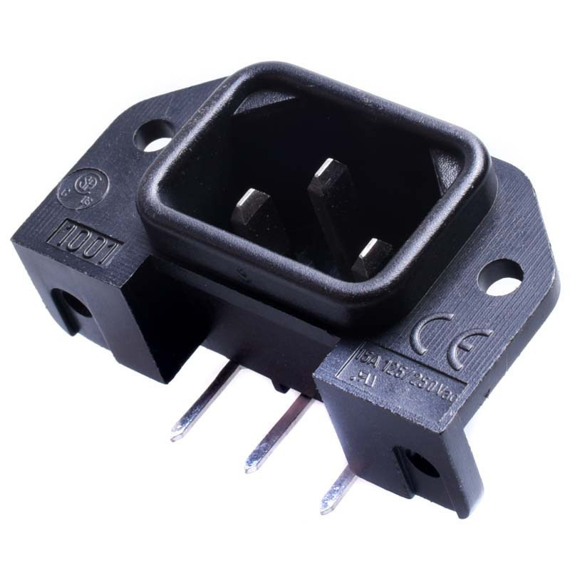 GNIAZDO IEC320 DO DRUKU KĄTOWE ZASILAJĄCE IBM