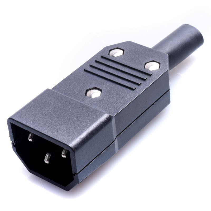 WTYK IEC320 NA KABEL ZASILAJĄCY 10A  IBM PC KOMPUTEROWY